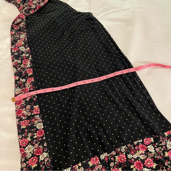 Farm Anthropologie Womens SZ Med Polka Dot Floral Palazzo Wide Leg Pants Resort - Picture 13 of 16